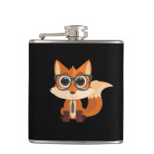 Fox Nerd Heupfles (Voorkant)