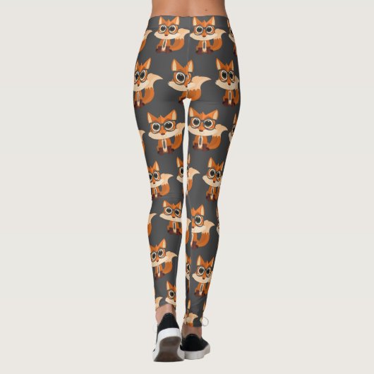 Fox Nerd Leggings (Achterkant)