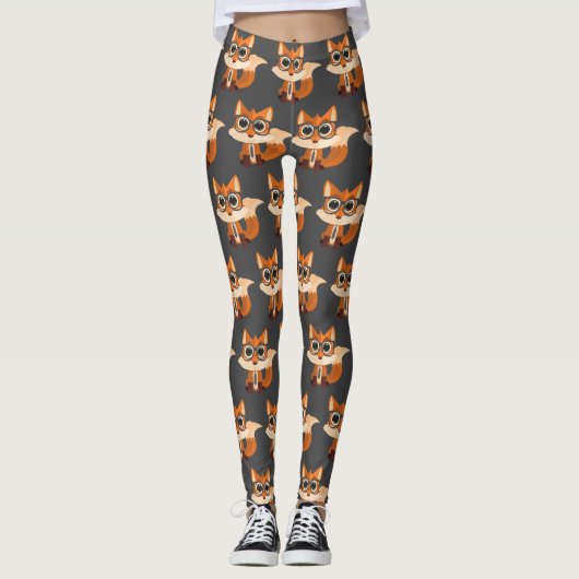 Fox Nerd Leggings (Voorkant)