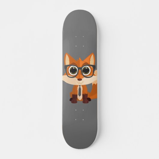 Fox Nerd Persoonlijk Skateboard (Voorkant)