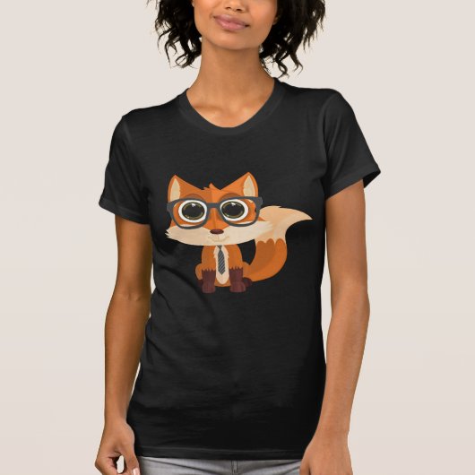 Fox Nerd T-shirt (Voorkant)