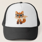 Fox Nerd Trucker Pet (Voorkant)