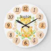  fox neursery-klok groot grote klok (Voorkant)