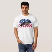 Fox News the Five Fox and American Flag T-shirt (Voorkant volledig)