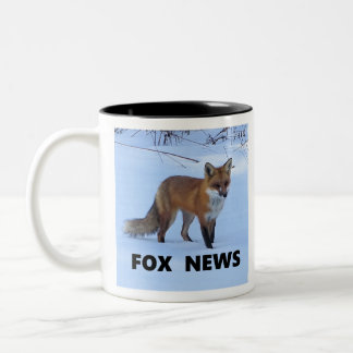Fox News Tweekleurige Koffiemok