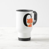 Fox niet meegeleverd - schattige sarcastische rode reisbeker (Voorkant rechts)