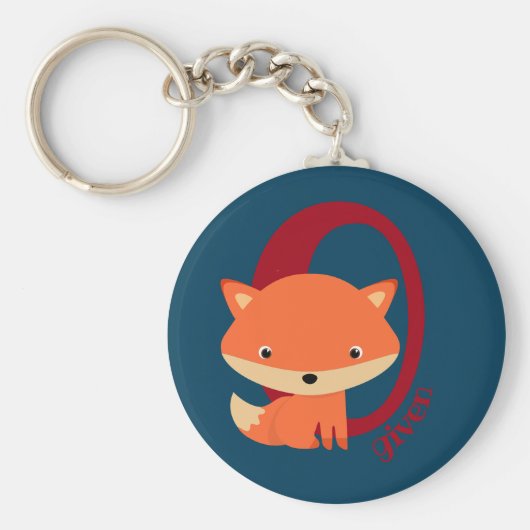 Fox niet meegeleverd - schattige sarcastische rode sleutelhanger (Voorkant)