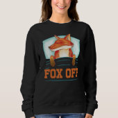 Fox Off - Funny Sarcasm Irony Trui (Voorkant)