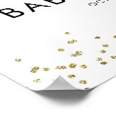 Fox Oh Boy Herfst Pumpkin Baby shower Welkomstteke Poster (Hoek)