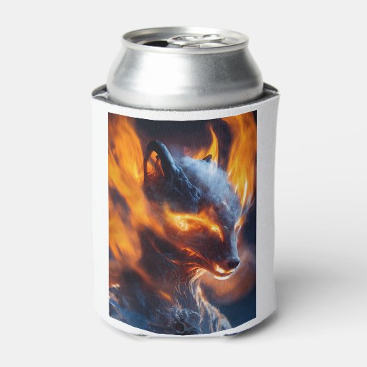 Fox on Fire Blikjeskoeler (Blikje Voorkant)
