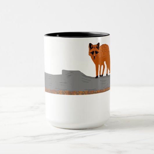 🦊 Fox on the Rock Combo Mug Mok (Midden)