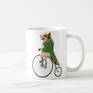 Fox op fiets koffiemok