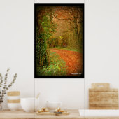 Fox op het Poster Golden Path ~ Fantasy (Keuken)