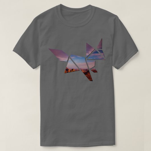 fox origami 10 t-shirt (Design voorkant)