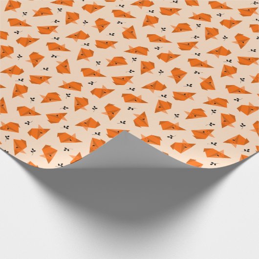 Fox Origami Cadeaupapier (Hoek)