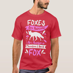 Fox outfit voor Foxes Lovers Apparel Women GirlsT- T-shirt