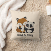Fox & Panda Leuke Dierenvrienden Decor Kinder Kame Kussen (Deken)