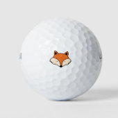 Fox patroon golfballen (Voorkant)