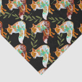 Fox Patroonpapier Tissuepapier (Detail)
