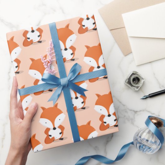 Fox Pattern Animal Cadeaupapier (Geschenken)