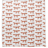 Fox Pattern Douchegordijn (Voorkant)