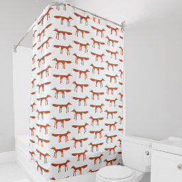 Fox Pattern Douchegordijn