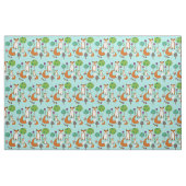 Fox Pattern Stof (Fat Quarter)