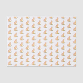 Fox Pattern Wrapping Paper Tissue Tissuepapier