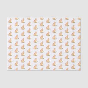 Fox Pattern Wrapping Paper Tissue Tissuepapier