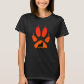Fox paw fox hunting hunt hunter  1 t-shirt (Voorkant)