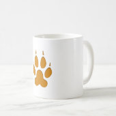 Fox Paw Print Koffiemok (Voorkant rechts)