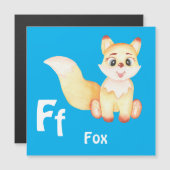 Fox personaliseer ABC: Letter F - Jouw namen toevo (Voorkant / Achterkant)
