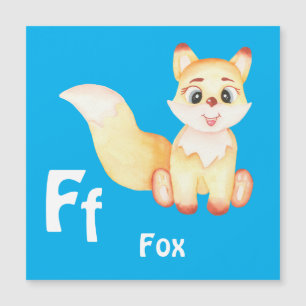 Fox personaliseer ABC: Letter F - Jouw namen toevo