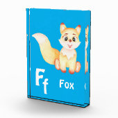 Fox personaliseer ABC: Letter F - Jouw namen toevo Fotoblokken (Rechts)