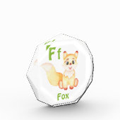 Fox personaliseer ABC: Letter F - Jouw namen toevo Fotoblokken (Links)