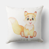 Fox personaliseer ABC: Letter F - Jouw namen toevo Kussen (Achterkant)