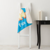 Fox personaliseer ABC: Letter F - Jouw namen toevo Sherpa Deken (In situ)