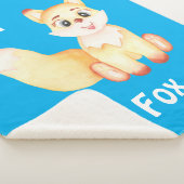 Fox personaliseer ABC: Letter F - Jouw namen toevo Sherpa Deken (3/4)
