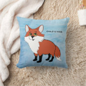 Fox Personalized Pillow Kussen (Deken)