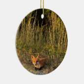Fox Photo Ornament  (Rechts)