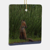 Fox Photo Ornament  (Rechts)