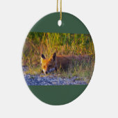 Fox Photo Ornament  (Rechts)