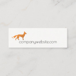 Fox-pictogram Mini Visitekaartje