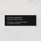 Fox-pictogram Mini Visitekaartje (Achterkant)