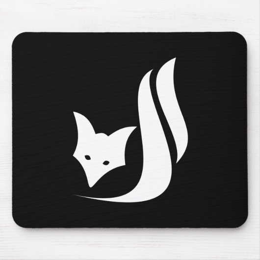 Fox Pictogram Mousepad Muismat (Voorkant)