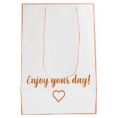 Fox Pixelart, Pixel Art, happy birthday Medium Cadeauzakje (Achterkant)