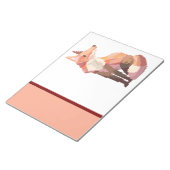 Fox, pixelart, Pixel Art Notitieblok (Schuin)