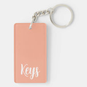 Fox, pixelart, Pixel Art Sleutelhanger (achterkant)