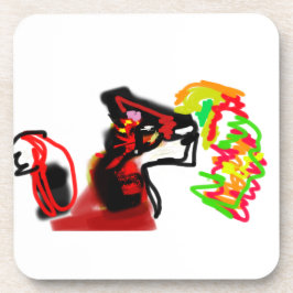 Fox playing now autumn  bier onderzetter