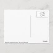 Fox Plushie-Briefkaart voor afspelen Briefkaart (Achterkant)